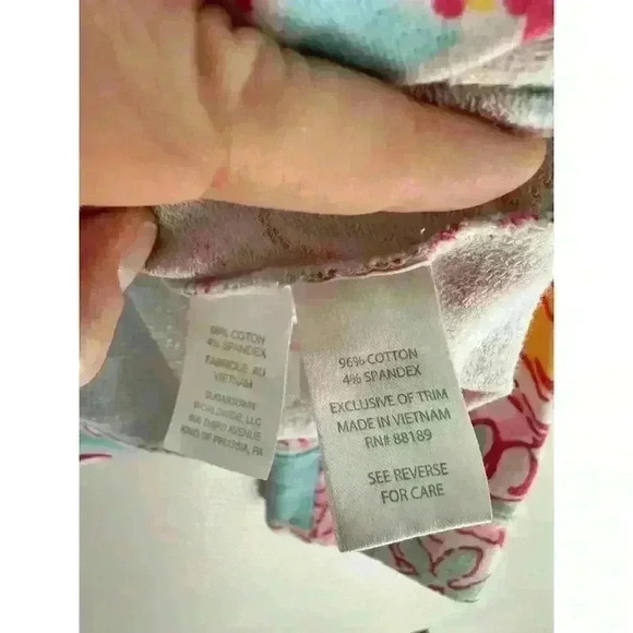 Lilly Pulitzer Skipper Popover in Breakwater Blue Pattern Lolita Size M - Picture 6 of 7